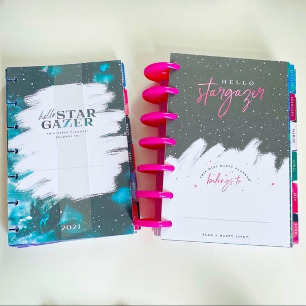 2 happy planner guts full 12 months each mini size
